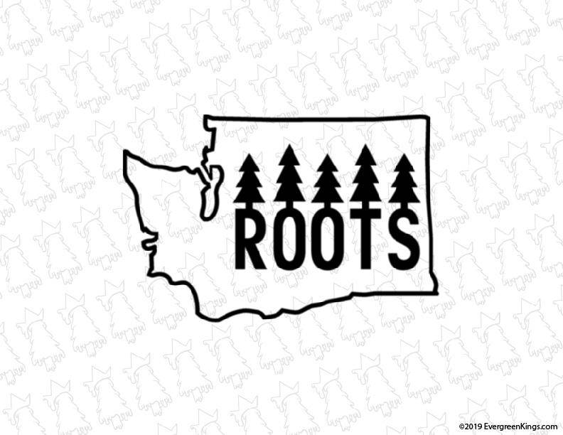 Washington State Roots Decal | Evergreen Kings