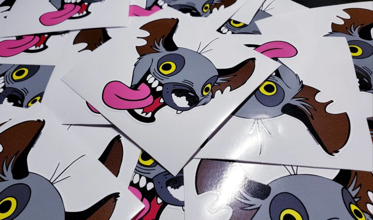 Coke Hyena Sticker - Evergreen Kings - Sticker