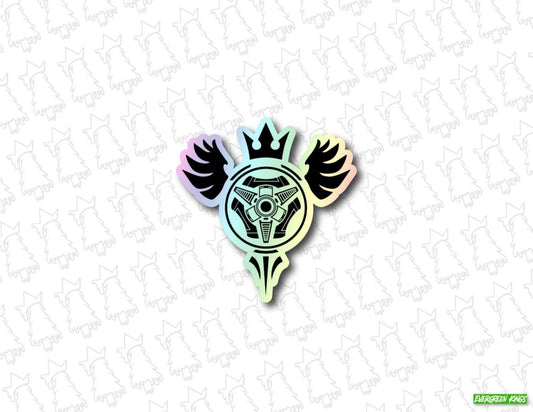 Limited Edition Aerial Goal RL Holographic Sticker - Evergreen Kings - Sticker