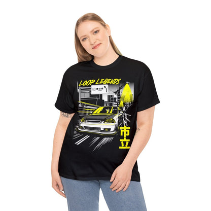 Loop Legends JDM EK9 Civic Tee - Evergreen Kings - T-Shirt