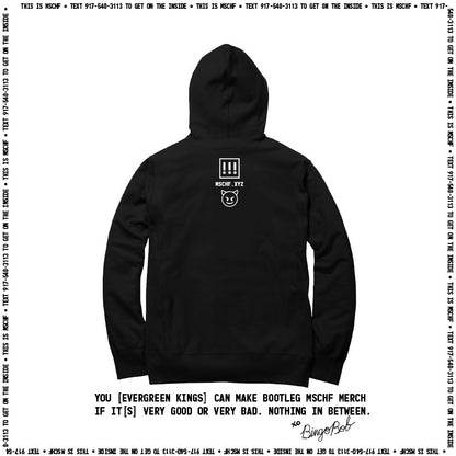 MSCHF x EGK Collab - Black Pullover Hoodie - Evergreen Kings - Pullover Hoodie