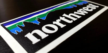 Northwest Cascadia Sticker - Evergreen Kings - Bumper Stickers