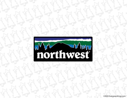 Northwest Cascadia Sticker - Evergreen Kings - Bumper Stickers