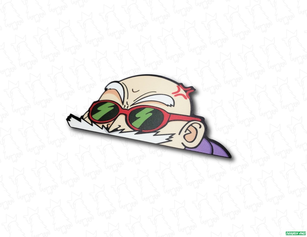 Peeking Master Roshi Sticker - Evergreen Kings - Sticker