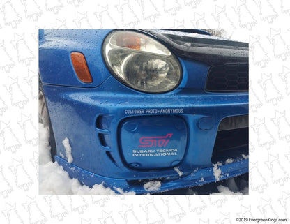 WRX STI Fog Light Cover Decals - Evergreen Kings - Vehicle Decals